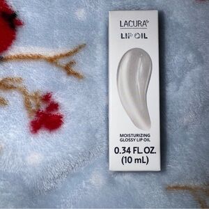 Lacura Moisturizing Glossy Lip Oil Clear Hydrating Shine 0.34oz NIB Aldi Beauty!